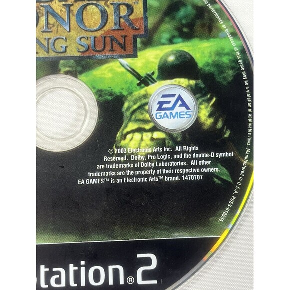 Medal of Honor Rising Sun Sony PlayStation 2 PS2 Disc Only Tested - Picture 6 of 9